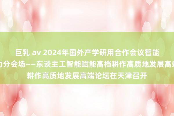 巨乳 av 2024年国外产学研用合作会议智能科技与新质坐褥力分会场——东谈主工智能赋能高档耕作高质地发展高端论坛在天津召开