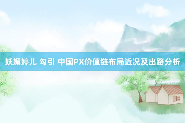 妖媚婷儿 勾引 中国PX价值链布局近况及出路分析
